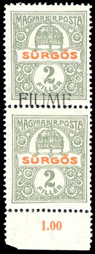 1918/19 - 2 f. oliva e rosso, ... 