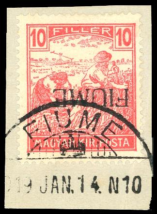 1918 - 10 f. vermiglio Mietitori, ... 