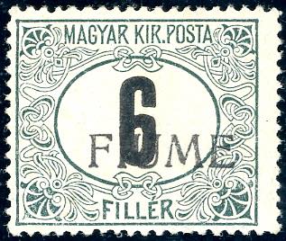 1918/19 - 6 f. filigrana B, ... 