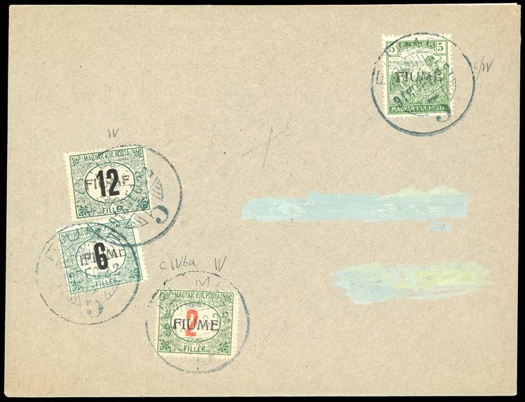 1918 - 6 f. e 12 f., carta C, 2 f. ... 