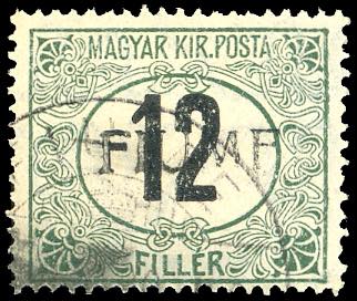 1918/19 - 12 f., filigrana C, ... 