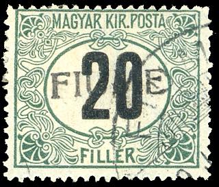 1918/19 - 20 f. verde e nero, ... 