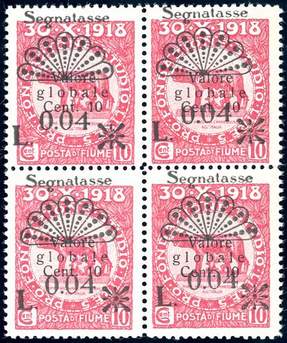 1921 - 0,04 lire su 10 cent. ... 