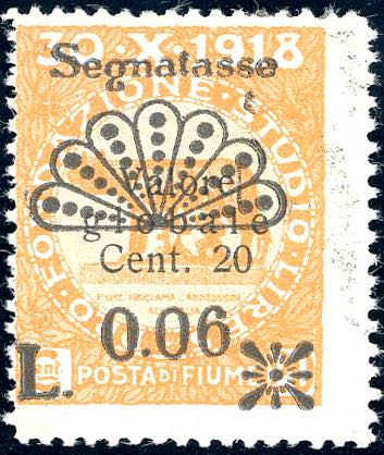 1921 - 0,06 lire su 20 cent. ... 