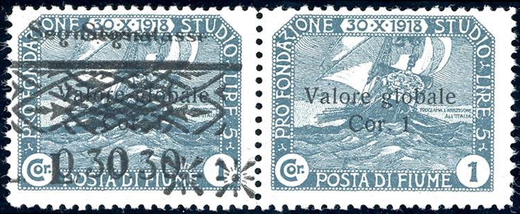 1921 - 0.30 lire su 1 cor. ... 