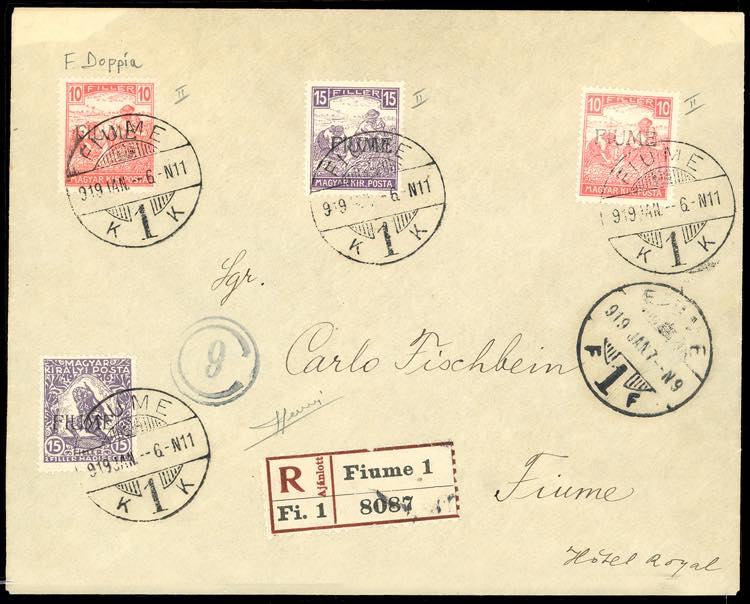 1919 - 10 f., soprastampa con ... 
