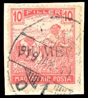 1918 - 10 f. carminio Mietitori, ... 