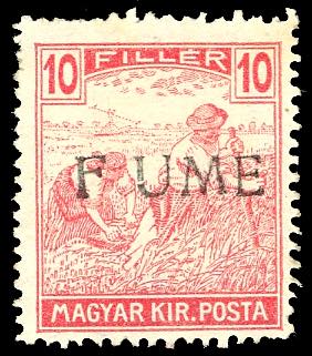 1918 - 10 f. rosso Mietitori, ... 