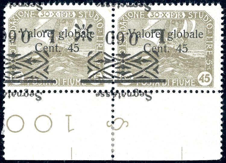 1921 - 0,60 lire su 45 cent., ... 