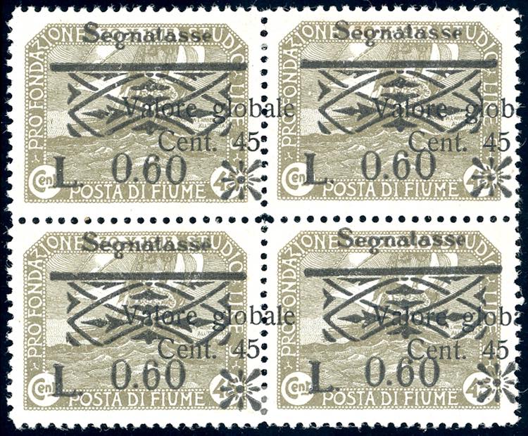 1921 - 0,60 lire su 45 cent. (34), ... 