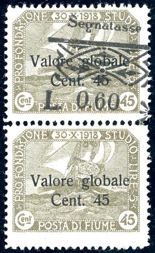 1921 - 0,60 lire su 45 cent., ... 
