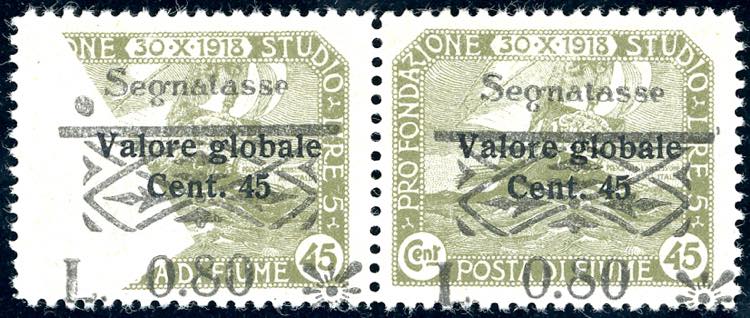 1921 - 0,80 lire su 45 cent. ... 