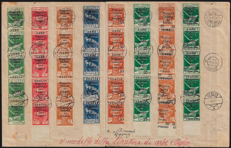 1920 - Soprastampati in caratteri ... 