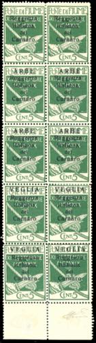 1920 - 4 cent. soprastampato in ... 