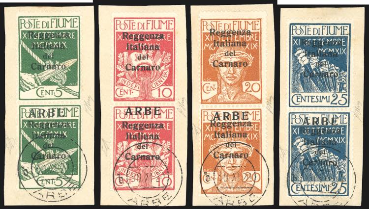 1920 - Soprastampati in caratteri ... 