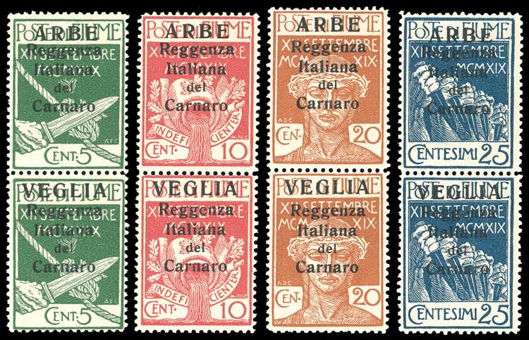 1920 - Soprastampati in caratteri ... 