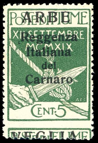 1920 - 10 cent. soprastampati in ... 