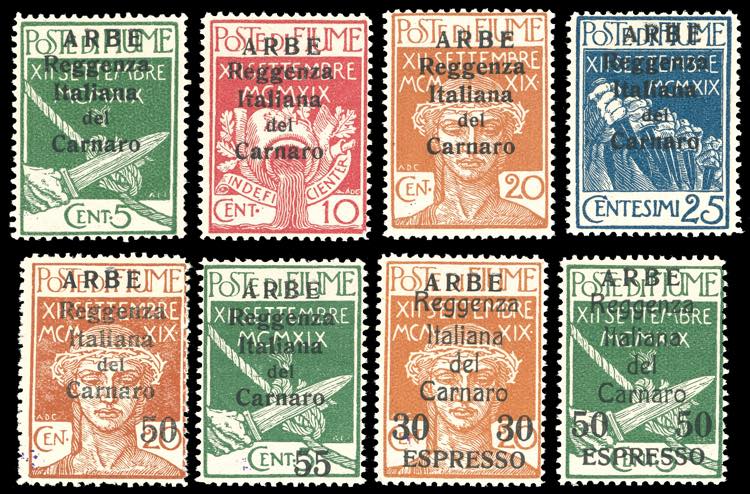 1920 - Soprastampati in caratteri ... 