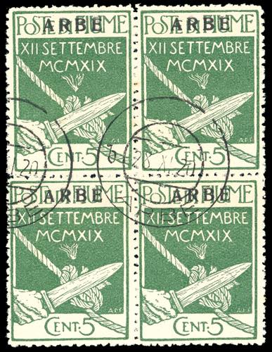1920 - 5 cent. soprastampato in ... 