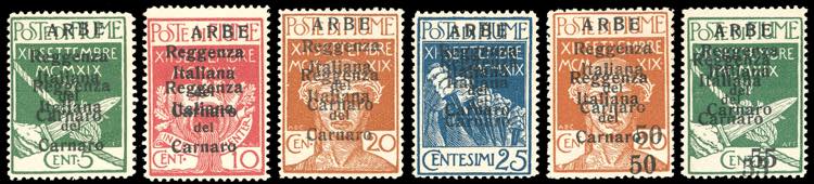 1920 - 10 cent. soprastampati in ... 