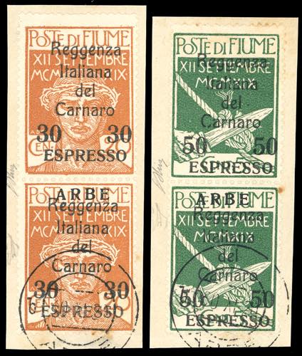 1920 - Soprastampati, coppie ... 