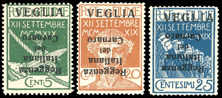 1920 - Soprastampati in caratteri ... 