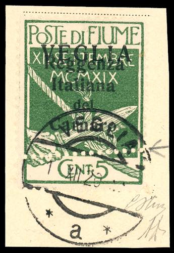 1920 - 5 cent. soprastampato in ... 