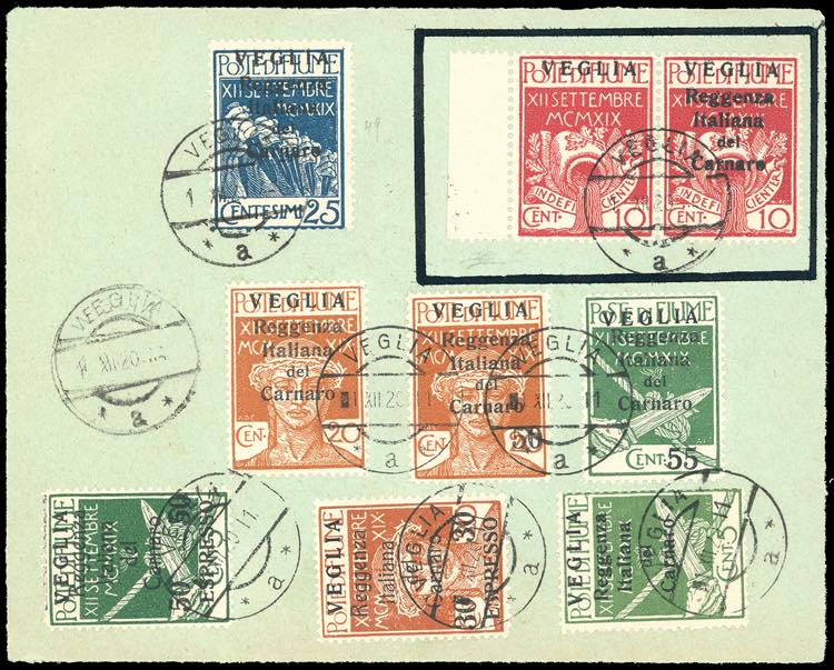 1920 - 10 cent. soprastampato in ... 