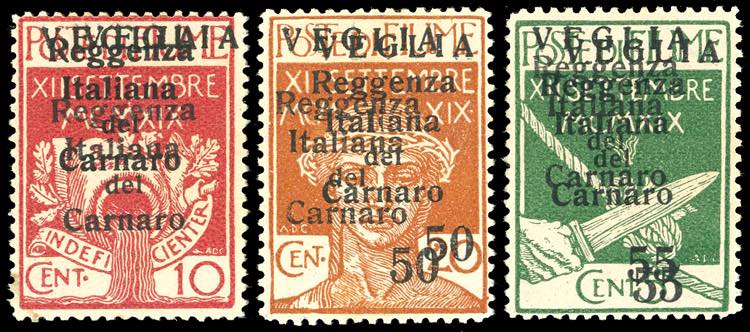 1920 - 10 cent., 50 cent. su 20 ... 