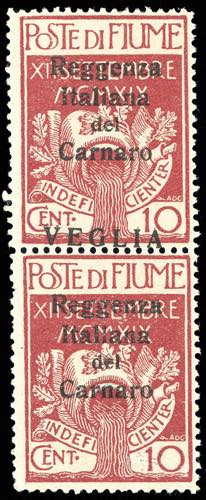 1920 - 10 cent. soprastampato in ... 