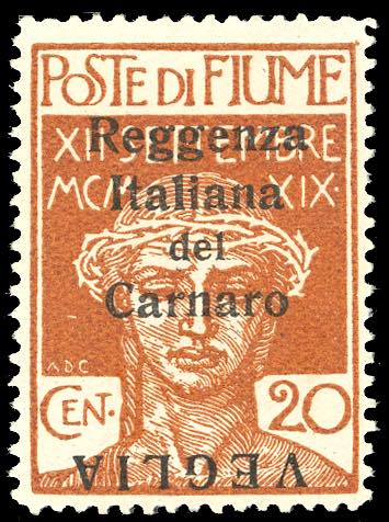 1920 - 20 cent. soprastampato in ... 