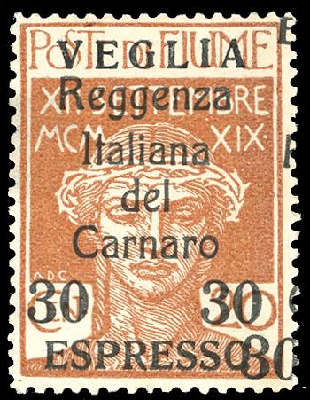 1920 - 30 cent. su 20 cent. ocra ... 