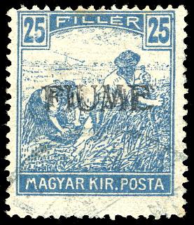 1918 -25 f. Mietitori, soprastampa ... 