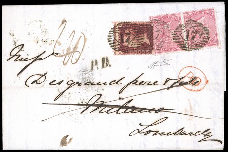 1859-INCOMING MAIL GRAN BRETAGNA - ... 
