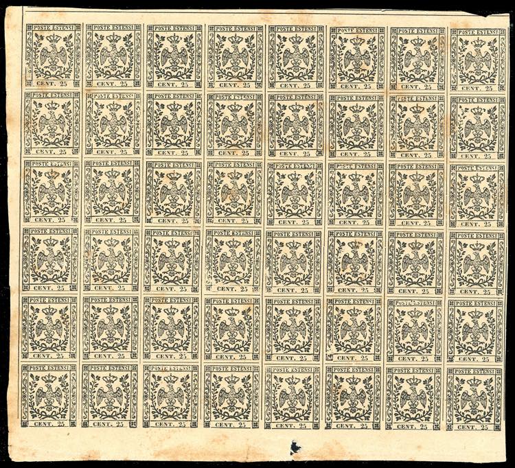 1852 - 25 cent. camoscio chiaro ... 