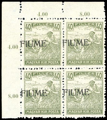 1918 - 40 f. Mietitori, ... 