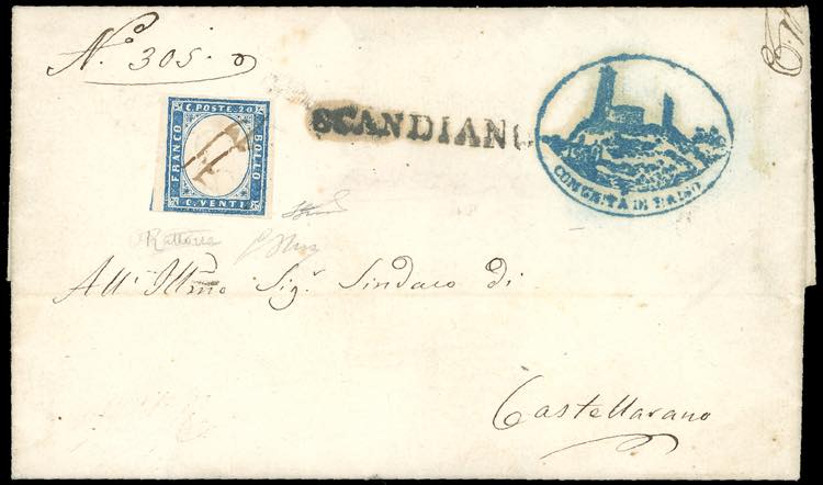 SCANDIANO, a penna, non catalogato ... 