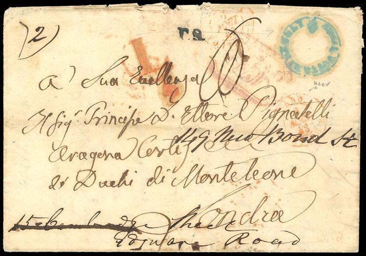 1848 - Lettera prefilatelica da ... 