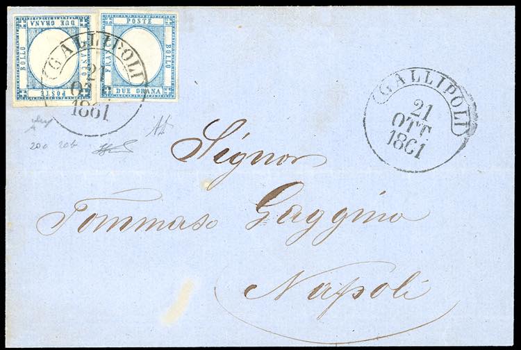 1861 - 2 grana, un esemplare ... 