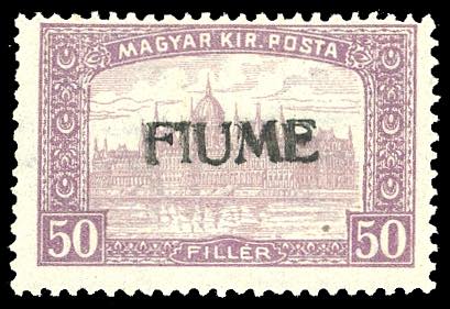 1918 - 50 k. Veduta, soprastampa a ... 