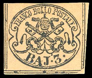 1863 - 3 baj bruno (4Aa), nuovo, ... 