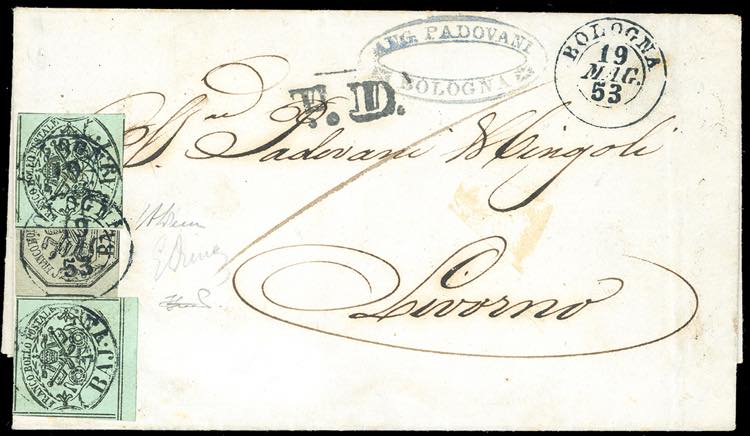 1853 - 6 baj grigio verdastro, ... 