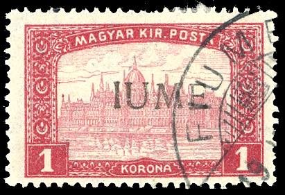 1918 - 1 k. Veduta, soprastampa a ... 