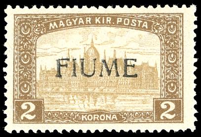 1918 - 2 k. Veduta, soprastampa a ... 