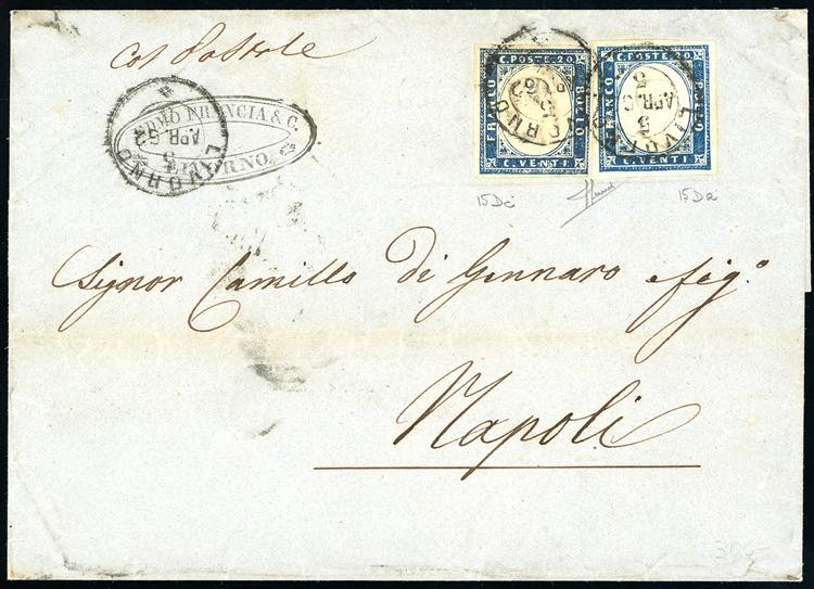 1862 - 20 cent., un esemplare ... 