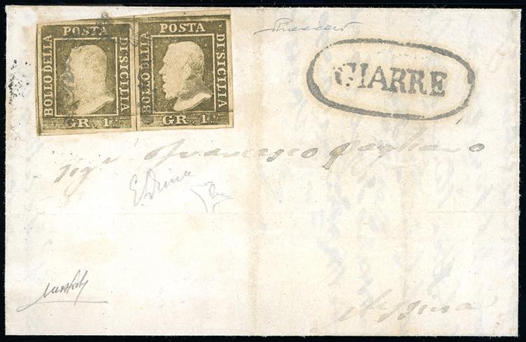 1860 - 1 grano bruno oliva, I ... 