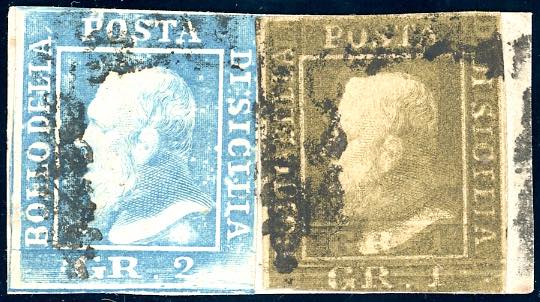 1859 - 1 grano bruno oliva, II ... 