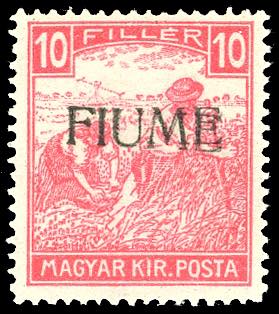 1918 - 10 f. Mietitori, cifre ... 