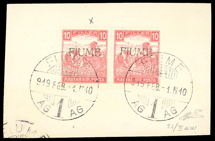 1918 - 10 f. carminio Mietitori, ... 