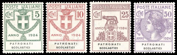PATRONATI SCOLASTICI 1924 - Serie ... 